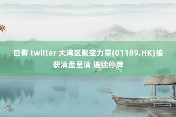 巨臀 twitter 大湾区聚变力量(01189.HK)接获清盘呈请 连续停牌