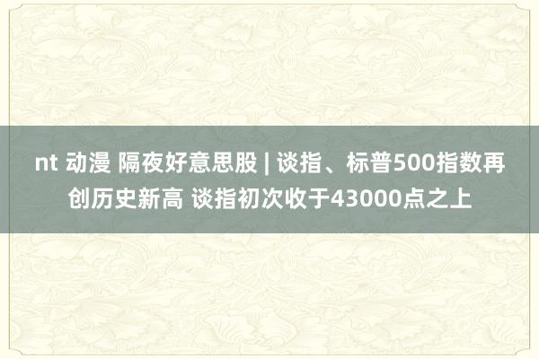 nt 动漫 隔夜好意思股 | 谈指、标普500指数再创历史新高 谈指初次收于43000点之上