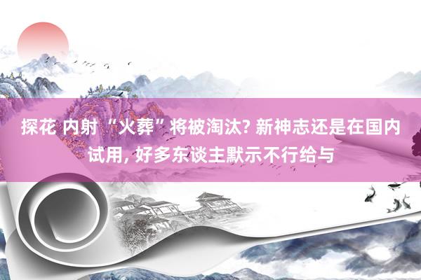 探花 内射 “火葬”将被淘汰? 新神志还是在国内试用， 好多东谈主默示不行给与